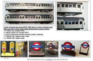 Efe 1959 London Transport Underground Tube Train Railway Models And Accessories