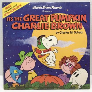 Vintage Charlie Brown Records It’s The Great Pumpkin Charlie Brown Vinyl Record