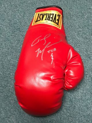 Tommy The Duke Morrison Authentic Signed Autographed Boxing Glove