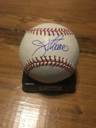 Jim Thome Signed Game Mlb Baseball White Sox Indians Twins Hof Auto