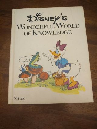 Vintage 1971 Disneys Wonderful World Of Knowledge Volume 2 (nature) Danbury Pres