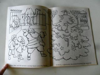 Christmas At The Zoo Coloring Book Vintage 1986 Creative Child Press 2