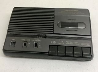 Realistic Voice Actuated Activated Microcassette Tape Recorder Micro - 51 Vintage