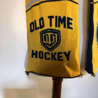 NHL Old Time Hockey Buffalo Sabres Est 1970 Scarf Blue Yellow 57 