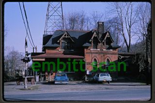 Slide,  Prr Pennsylvania Glen Mills Pa Station Depot,  1965