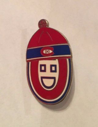 Canadiens Montreal Heritage Classic Logo With Toque Nhl Hockey Pin