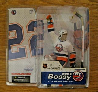 Nos Vintage 2005 Mike Bossy York Islanders Nhl Hockey Toy Action Figure