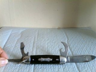 Vintage Imperial Providence,  RI Kamp King pocket knife 4/4blades boy scout knife 2