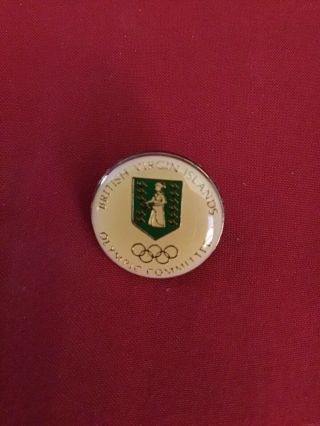 2008 Beijing Olympics British Virgin Islands Noc Olympic Games Pin Badge