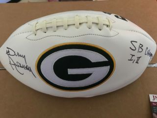 Donny Anderson Signed Nfl Green Bay Packers Football