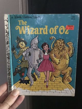 Vintage Little Golden Book The Wizard Of Oz 11th Printing