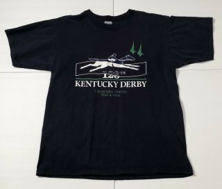 Vintage 2002 Kentcky Derby T Shirt Churchill Downs Horse Racing May 4th Gildan
