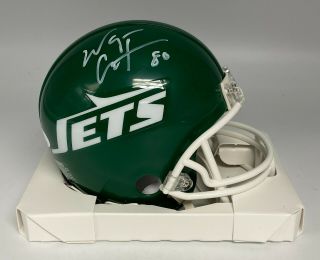 Wayne Chrebet Signed Ny Jets Mini Helmet Autographed Jsa Witnessed Auto