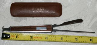 Vintage ESTERD TSUGE 3 - In - ONE Wood Grained Pipe Tool in Case - Engravable - EX, 3