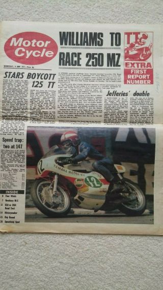1971 Isle Of Man Motorcycle T.  T.  Agostini.  Phil Read.  Bsa.  Velocette.  Mv Agusta.  Bmw