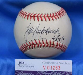 Todd Hollandsworth Signed Jsa National League Onl Baseball Autograph