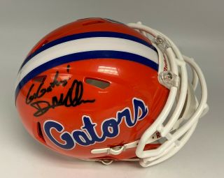 Dan Mullen Signed Florida Gators Mini Helmet Autographed Auto Psa/dna