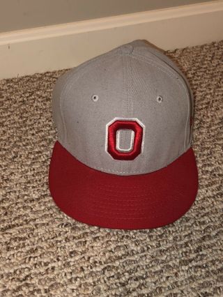 Ohio State Buckeyes Era 59fifty Fitted Hat Red/gray Size 7 1/2