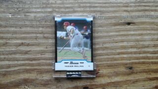 2004 St.  Louis Cardinals Yadier Molina Uncirculated Bowman White 93/245 Rookie