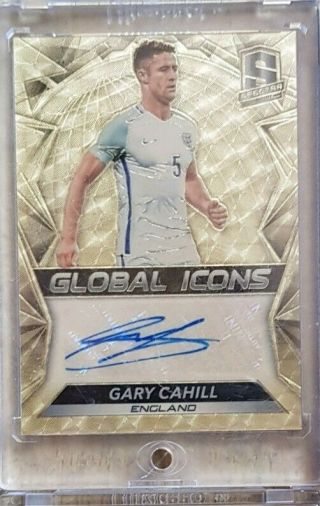 Panini Spectra Soccer Gary Cahill Auto 1/1 One Of One
