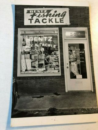 Vintage Rppc Postcard Tacoma Washington Wa " Bentz Fly & Tackle Co.  "