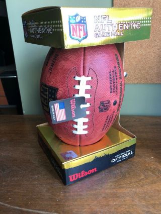 Nfl Authentic Game Ball