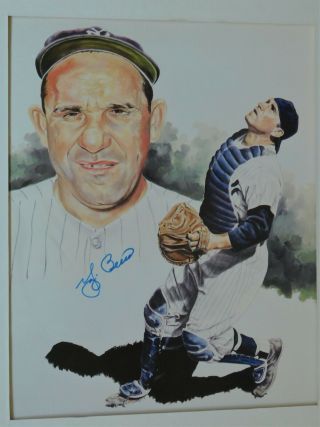 Yogi Berra York Yankees Autographed 8x10 Photo/print