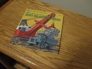 My Little Book Of Big Machines A Golden Tell - A - Tale Book 1975