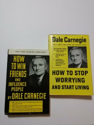 How To Win Friends And Stop Worrying And Start Living Dale Carnegie Vintage