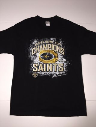 Orleans Saints Nfl Bowl Xliv Champions T - Shirt Large