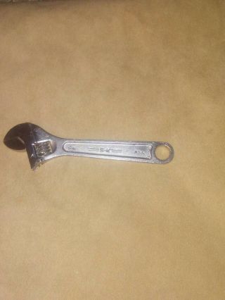 Vintage =sk= Tools U.  S.  A.  Six Inch Adjustable Wrenchforged Alloy.