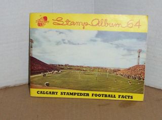 1964 Cfl Footbal Yearbook Media Guide Calgary Stampeders