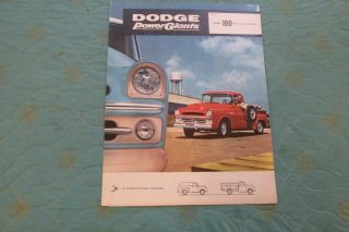 1121x 1957 Dodge Model 100 Truck Sales Brochure