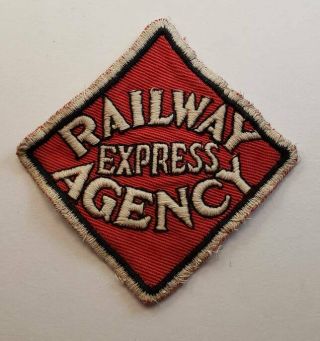 Vintage Railway Express Agency 4 7/8 " Sew On Patch