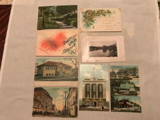 8 Different Newark,  York Vintage Postcards