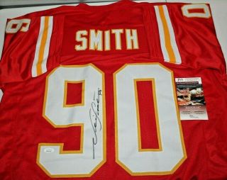 Neil Smith Autographed Signed Kansas City Chiefs Red Jersey 1 Jsa