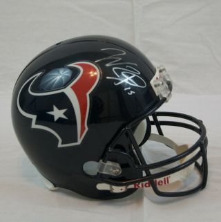 Will Fuller Houston Texans Signed Full Size Helmet Jsa