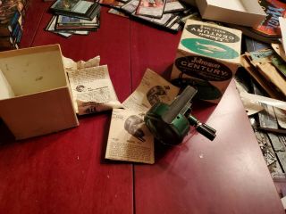 Vintage Johnson Century Model 100 - A Spincasting Reel With Box/papers