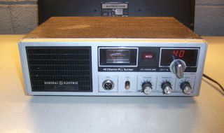 Ge 40ch.  Base/mobile Cb Radio Model 3 - 5869a,  Vintage