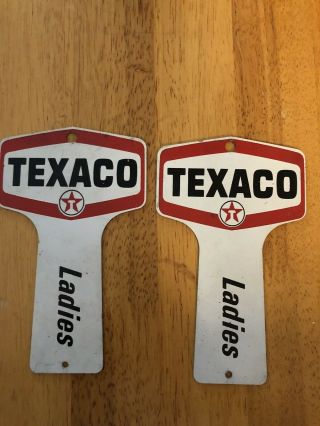 Texaco Restroom Key.  Map Gulf Enco Sinclair