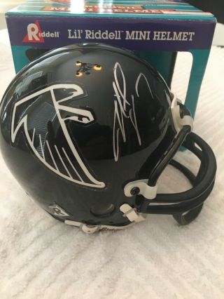Michael Vick Signed Autographed Atlanta Falcons Mini Helmet Nfl