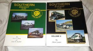 Southern Railway In Color Volumes 1 & 2 By Cheney,  Sweetland,  And Lanier