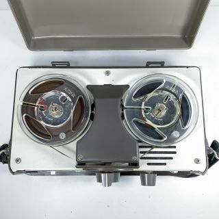 Vintage 1960 ' s Aiwa Reel To Reel Tape Recorder Model TP - 32A 2