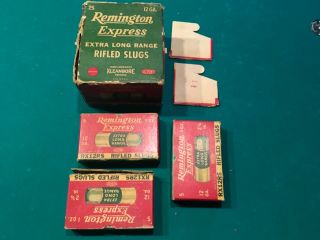 Vintage Remington Express Extra Long Range Shotgun Shell Box 12 Ga.