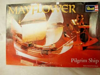 Vintage Revell 1972 Model Kit " Mayflower Pilgrim Ship " H - 316
