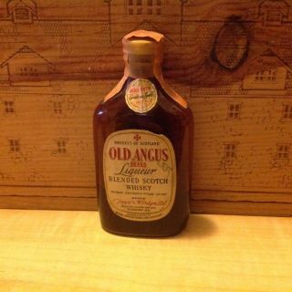 Vintage Old Anqus Brand Blended Scotch Whisky,  1954 North Dakota State Tax Stamp