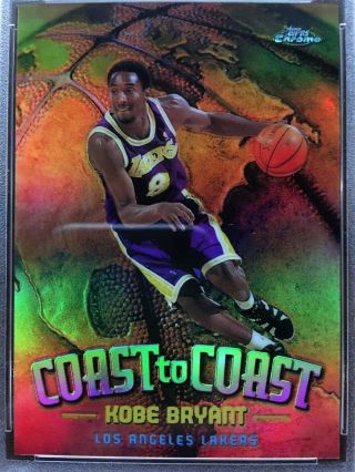 1998 Topps Chrome Kobe Bryant Refractor PSA 10 Coast To Coast CC1 ...