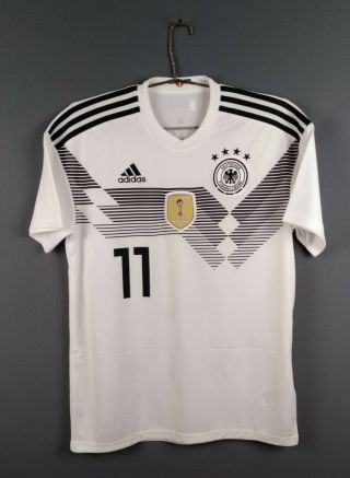 4.  8/5 Germany Soccer Jersey Medium 2019 Home Shirt Br7843 Football Adidas Ig93