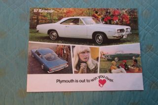 0904x 1967 Plymouth Barracuda Sales Brochure