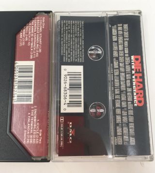 Vintage Die Hard 2 & Die Hard With A Vengeance Soundtrack Cassette Tapes 3